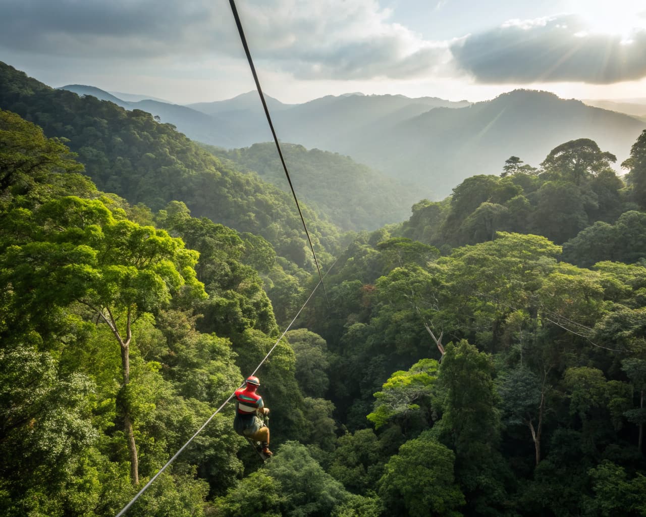 Incentive Travel Costa Rica - Adventure zip-line team building